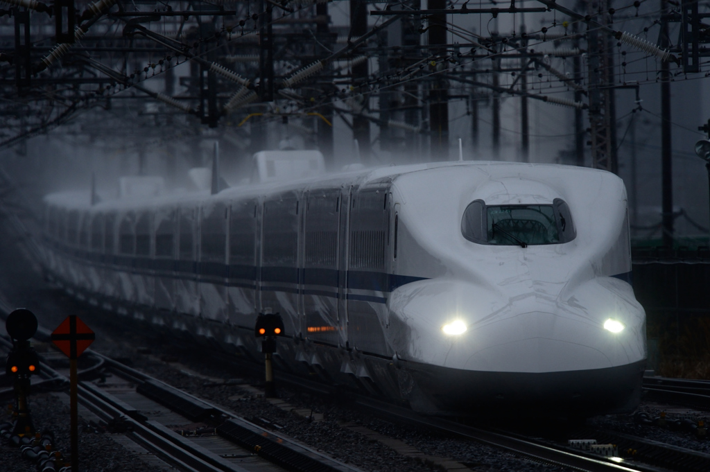 东海道新干线 米原駅にての写真(画像) 写真ID