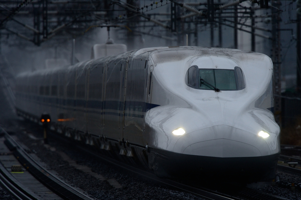 东海道新干线 米原駅にての写真(画像) 写真ID