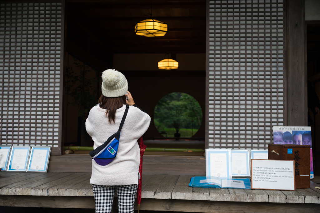 雨の明月院