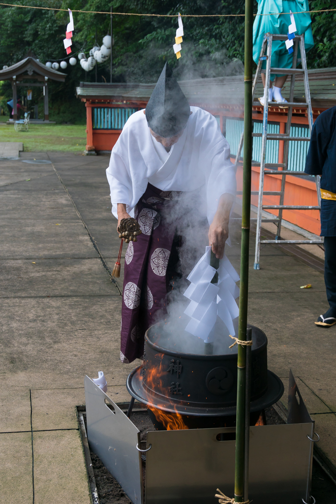 富岡八幡宮 神楽湯立