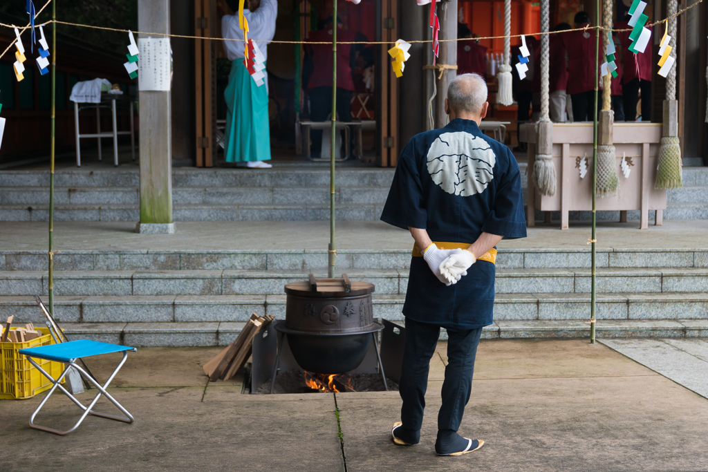 富岡八幡宮 神楽湯立