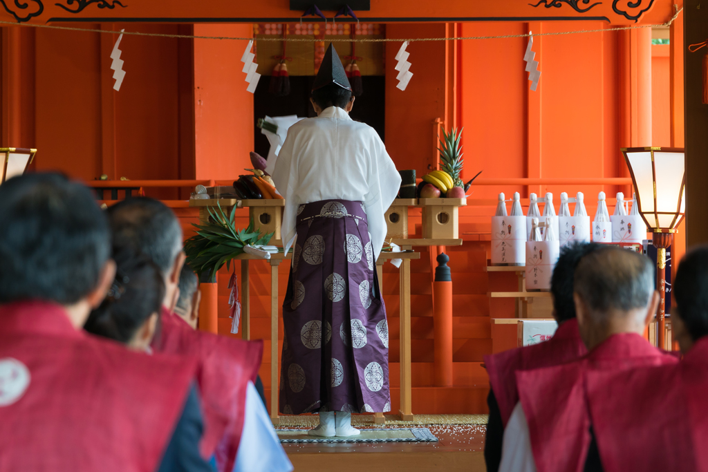 富岡八幡宮 神楽湯立