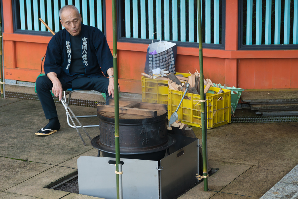 富岡八幡宮 神楽湯立